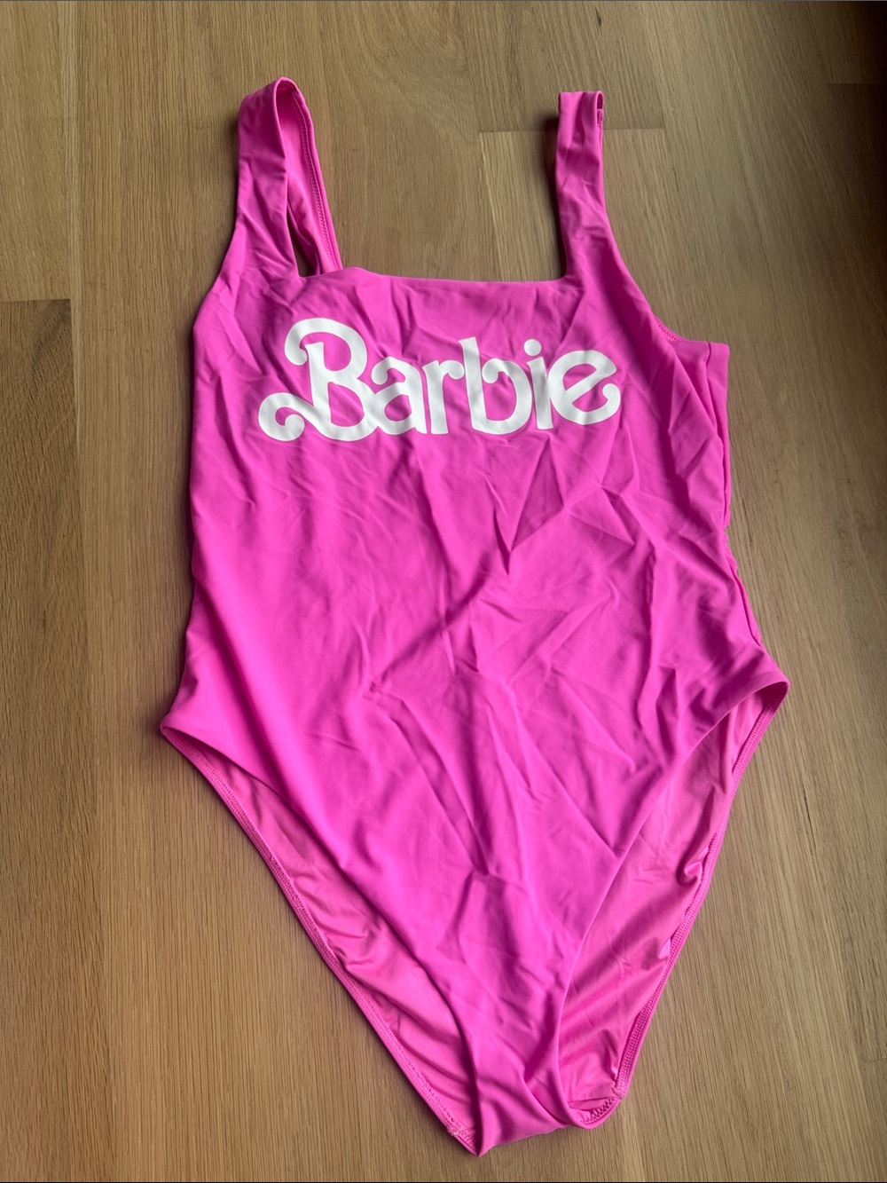 Show Me Your MuMu Barbie One-Piece Swimsuit in Hot Pink